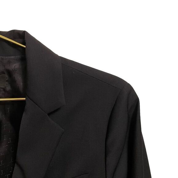 Talbots Wool Blend Two Button Navy Blazer Size 8 - Picture 2 of 8